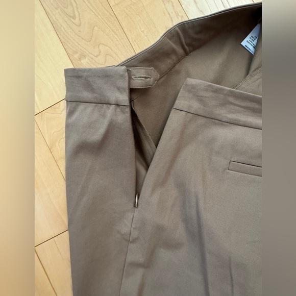 NEW Eileen Fisher Slim Trouser in Driftwood - Picture 7 of 8